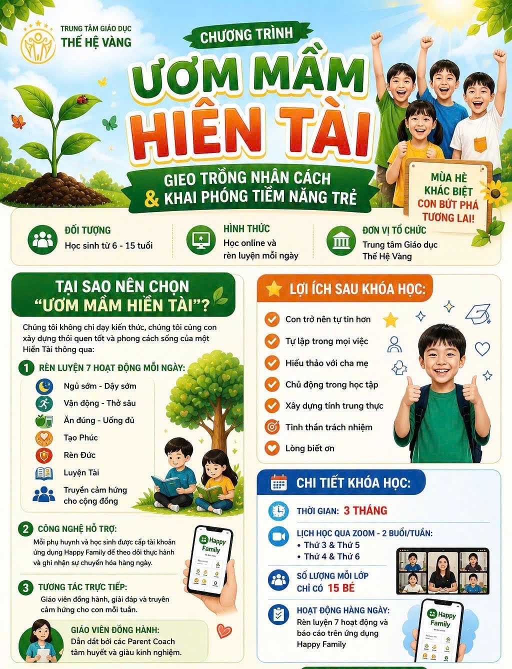 Ươm Mầm Hiền Tài - Thế Hệ Vàng